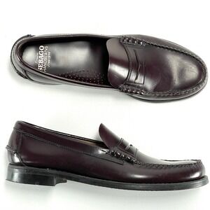 Sebago Classic Dan Penny Loafers Mens 11 B Dark Brown Leather Handsewn Slip-On